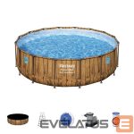 Надувные бассейны Bestway  56725 Power Steel Swim Vista Series Pool Set 