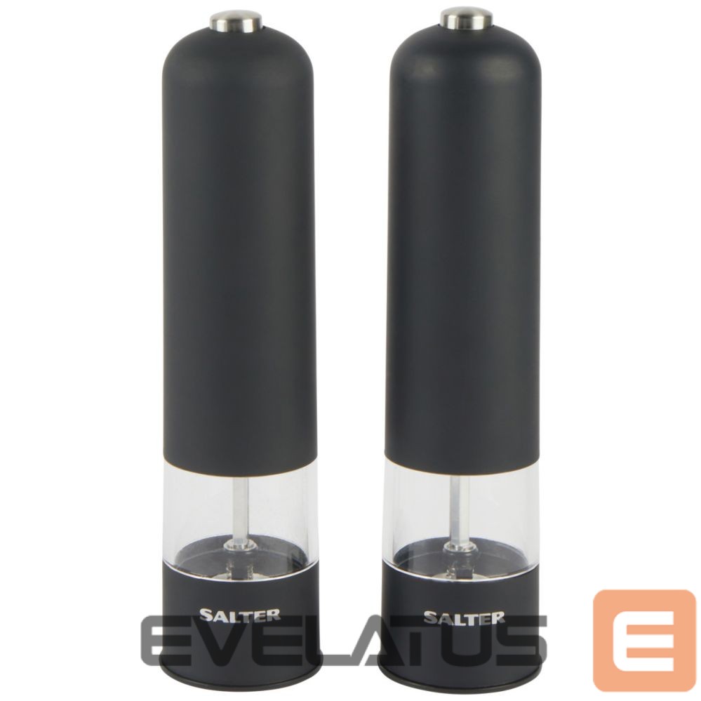 Virtuvei Salter 7524 BKXRUP1 Matt Black Electronic Mill set