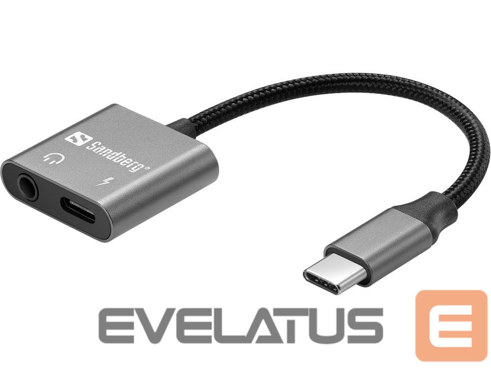 Cables and wires Sandberg 136-67 USB-C Audio Adapter PD65W