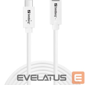 Cable Sandberg  136-55 USB-C>C M-F USB 3.1 100W, 2M 