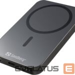 Ārējais akumulators Sandberg  420-96 Mag Wireless Powerbank 5000ALU 