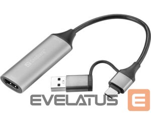 Converter Sandberg  136-70 HDMI Capture Link to USB-C/A 