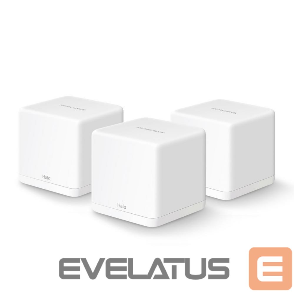 Ruuterid MERCUSYS Wireless Router||Wireless Router|3-pack|1300 Mbps|Mesh|IEEE 802.11a|IEEE 802.11 b/g|IEEE 802.11n|IEEE 802.11ac|HALOH30G(3-PACK)