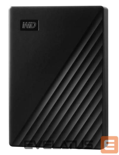 Hard drive HDD Western Digital External HDD||My Passport|6TB|USB 2.0|USB 3.2|Black|WDBR9S0060BBK-WESN