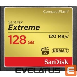 Cita datorprece SANDISK BY WESTERN DIGITAL  MEMORY COMPACT FLASH 128GB/SDCFXSB-128G-G46 SANDISK 