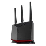 Роутер Asus  Wireless Router||6800 Mbps|Mesh|Wi-Fi 5|Wi-Fi 6|Wi-Fi 6e|Wi-Fi 7|IEEE 802.11a|IEEE 802.11b|IEEE 802.11g|IEEE 802.11n|IEEE 802.11ac|IEEE 802.11ax|USB 2.0|3x2.5GbE|LAN \ WAN ports 2|Number of antennas 4|RT-BE86U 