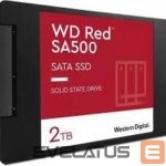 Hard drive SSD Western Digital  SSD||Red SA500|2TB|SATA 3.0|Write speed 520 MBytes/sec|Read speed 560 MBytes/sec|2,5"|TBW 500 TB|MTBF 1750000 hours|WDS200T2R0A 