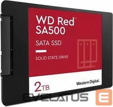 Hard drive SSD Western Digital  SSD||Red SA500|2TB|SATA 3.0|Write speed 520 MBytes/sec|Read speed 560 MBytes/sec|2,5"|TBW 500 TB|MTBF 1750000 hours|WDS200T2R0A 