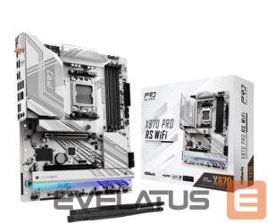 Pamatplate AMD procesorsiem Asrock  Mainboard||AMD X870|SAM5|ATX|Memory DDR5|Memory slots 4|1xPCI-Express 4.0 16x|1xPCI-Express 5.0 16x|4xM.2|1xHDMI|6xUSB 2.0|4xUSB 3.2|2xUSB-C|1xOptical S/PDIF|1xRJ45|2xAudio port|X870PRORSWIFI 