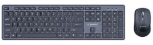 Arvuti klaviatuur Gembird  KEYBOARD +MOUSE WRL ENG/DESKTOP BK KBS-WCH-04 