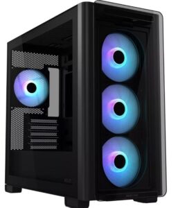 Computer case Asus  Case||A23 PLUS|MidiTower|Case product features Transparent panel|MicroATX|MiniITX|Colour Black|A23PLUSTG/ARGBBLACK 