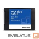 Kietasis diskas SDD Western Digital  SSD||Blue SA510|4TB|SATA 3.0|Write speed 520 MBytes/sec|Read speed 560 MBytes/sec|2,5"|TBW 600 TB|MTBF 1750000 hours|WDS400T3B0A 