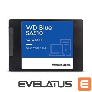 Kietasis diskas SDD Western Digital  SSD||Blue SA510|4TB|SATA 3.0|Write speed 520 MBytes/sec|Read speed 560 MBytes/sec|2,5"|TBW 600 TB|MTBF 1750000 hours|WDS400T3B0A 