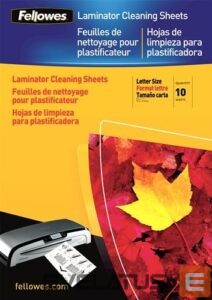 Biuro įrankiai Fellowes  LAMINATOR ACC CLEANING SHEET/10PCS 5320604 