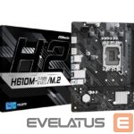 Материнская плата для процессоров Intel Asrock  Mainboard||Intel H610|LGA1700|Micro-ATX|Memory DDR4|Memory slots 2|1xPCI-Express 3.0 1x|1xPCI-Express 4.0 16x|1xM.2|2xHDMI|4xUSB 2.0|2xUSB 3.2|1xPS/2|1xRJ45|3xAudio port|H610M-H2/M.2 
