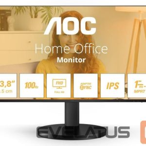Monitorid AOC  LCD Monitor||24B3HA2|24"|Panel IPS|1920x1080|16:9|100 Hz|Matte|4 ms|Speakers|Colour Black|24B3HA2 