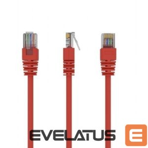 Võrgulülitid Gembird  PATCH CABLE CAT5E UTP 1.5M/RED PP12-1.5M/R 