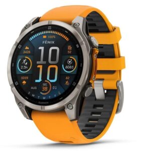 Viedpulksteni Garmin  SMARTWATCH FENIX 8 SAPPHIRE/ORANGE 51mm 010-02905-11 