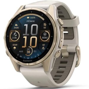 Nutikell Garmin  SMARTWATCH FENIX 8 SAPPHIRE/SOFT GOLD 010-02903-11 