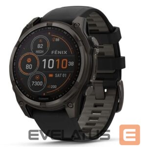 Viedpulksteni Garmin  SMARTWATCH FENIX 8 SAPP. SOLAR/BLACK/GRAY 010-02907-11 