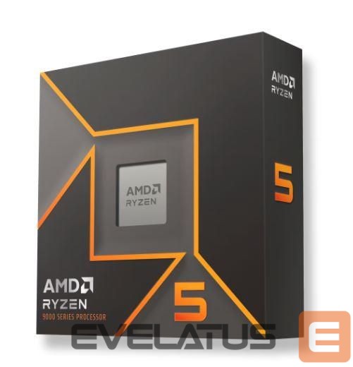 Procesorius AMD CPU||Desktop|Ryzen 5|R5-9600X|Granite Ridge AM5|3900 MHz|Cores 6|32MB|Socket SAM5|65 Watts|GPU Radeon|BOX|100-100001405WOF