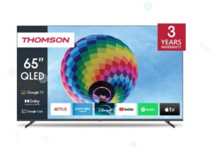 TV Thomson  TV Set||65"|4K/Smart|QLED|3840x2160|Wireless LAN|Bluetooth|Google TV|Dark Grey|65QG4S14 
