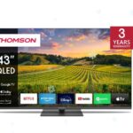 Televizoriai Thomson  TV Set||43"|4K/Smart|QLED|3840x2160|Bluetooth|Google TV|43QG5C14 