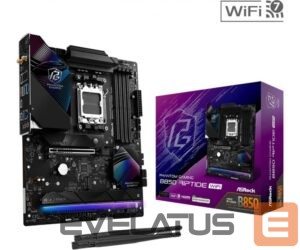 Pamatplate AMD procesorsiem Asrock  Mainboard||AMD B850|SAM5|ATX|Memory DDR5|Memory slots 4|1xPCI-Express 4.0 16x|1xPCI-Express 5.0 16x|1xM.2|1xHDMI|1xAudio-In|1xAudio-Out|8xUSB 2.0|9xUSB 3.2|3xUSB-C|1xOptical S/PDIF|1xRJ45|B850RIPTIDEWIFI 