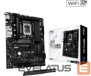 Intel protsessori emaplaat Asrock  Mainboard||Intel B860 Express|LGA1851|ATX|Memory DDR5|Memory slots 4|1xPCI-Express 4.0 16x|1xPCI-Express 5.0 16x|1xM.2|1xHDMI|1xDisplayPort|1xAudio-In|1xAudio-Out|1xMicrophone|2xUSB 2.0|6xUSB 3.2|1xUSB-C|1xRJ45|B860PRO-AWIFI 