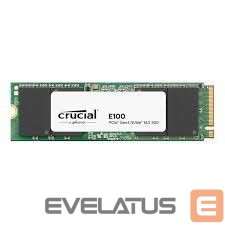 Cietais disks SSD Crucial  SSD||E100|480GB|M.2|PCIe Gen4|NVMe|3D NAND|Write speed 2500 MBytes/sec|Read speed 4500 MBytes/sec|CT480E100SSD8 