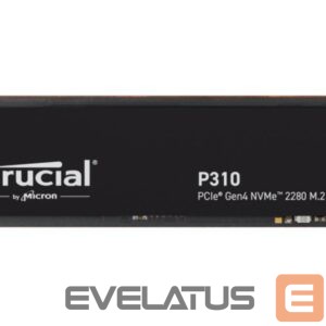 Kõvaketas SSD Crucial  SSD||P310|2TB|M.2|PCIe Gen4|NVMe|3D NAND|Write speed 6000 MBytes/sec|Read speed 7100 MBytes/sec|TBW 440 TB|CT2000P310SSD8 