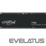 Hard drive SSD Crucial  SSD||T705|1TB|M.2|PCIe Gen5|NVMe|Write speed 10200 MBytes/sec|Read speed 13600 MBytes/sec|TBW 600 TB|CT1000T705SSD3 