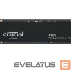 Kõvaketas SSD Crucial  SSD||T705|1TB|M.2|PCIe Gen5|NVMe|Write speed 10200 MBytes/sec|Read speed 13600 MBytes/sec|TBW 600 TB|CT1000T705SSD3 