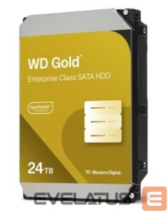 Hard drive HDD Western Digital  HDD||Gold|WD242KRYZ|24TB|SATA|512 MB|7200 rpm|3,5"|WD242KRYZ 