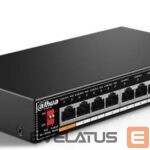 Nevadāms centrmezgls DAHUA  Switch||Desktop/pedestal|8x10Base-T / 100Base-TX|PoE ports 4|60 Watts|SF1008LP 