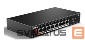 Commutator DAHUA  Switch||Desktop/pedestal|8x10Base-T / 100Base-TX|PoE ports 4|60 Watts|SF1008LP 