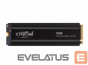 Cietais disks SSD Crucial  SSD||T500|4TB|M.2|PCIe Gen4|NVMe|3D NAND|Write speed 6900 MBytes/sec|Read speed 7000 MBytes/sec|TBW 2400 TB|CT4000T500SSD5 