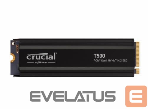 Kõvaketas SSD Crucial SSD||T500|4TB|M.2|PCIe Gen4|NVMe|3D NAND|Write speed 6900 MBytes/sec|Read speed 7000 MBytes/sec|TBW 2400 TB|CT4000T500SSD5