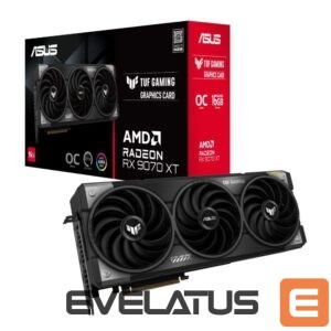 Vaizdo plokštės / Vaizdo plokštės Asus  Graphics Card||AMD Radeon RX 9070 XT|16 GB|GDDR6|256 bit|PCIE 5.0 16x|Triple slot Fansink|1xHDMI|3xDisplayPort|TUF-RX9070XT-O16G-GAMING 