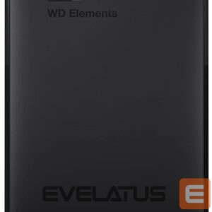 Hard drive HDD Western Digital  External HDD||Elements Portable|WDBHJS0060BBK-WESN|6TB|USB 3.0|Colour Black|WDBHJS0060BBK-WESN 