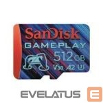 Atminties kortelės SANDISK BY WESTERN DIGITAL  MEMORY MICRO SDXC 512GB UHS-I/SDSQXAV-512G-GN6XN 