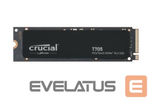 Kõvaketas SSD Crucial  SSD||T705|4TB|M.2|PCIe Gen5|NVMe|Write speed 12600 MBytes/sec|Read speed 14100 MBytes/sec|TBW 2400 TB|CT4000T705SSD3 
