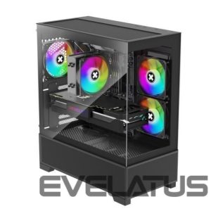 Arvuti korpus XILENCE  Case||XG172|MidiTower|Case product features Fan control panel/Transparent panel|Not included|Colour Black|XG172 
