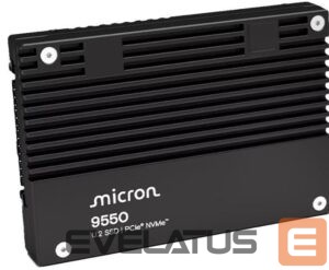 Kietasis diskas SDD Micron  SSD||SSD series 9550 MAX|6.4TB|NVMe|NAND flash technology 3D TLC|Write speed 10000 MBytes/sec|Read speed 14000 MBytes/sec|Form Factor U.2|TBW 35040 TB|MTFDLAL6T4THB-1BK1DABYYR 