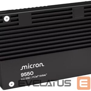 Kõvaketas SSD Micron  SSD||SSD series 9550 MAX|6.4TB|NVMe|NAND flash technology 3D TLC|Write speed 10000 MBytes/sec|Read speed 14000 MBytes/sec|Form Factor U.2|TBW 35040 TB|MTFDLAL6T4THB-1BK1DABYYR 