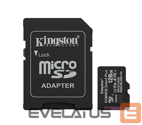 Cita datorprece Kingston MEMORY MICRO SDXC 128GB UHS-I/W/ADAPTER SDCS3/128GB