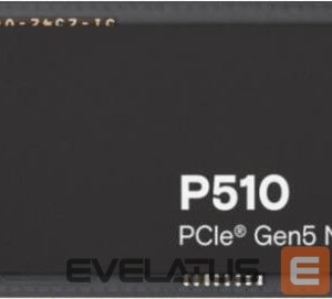 Kõvaketas SSD Crucial  SSD||P510|2TB|M.2|PCIe Gen5|NVMe|TLC|Write speed 8700 MBytes/sec|Read speed 10000 MBytes/sec|TBW 1200 TB|CT2000P510SSD8 