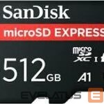 Muu arvutitarvik SANDISK BY WESTERN DIGITAL  MEMORY MICRO SDXC 512GB UHS-I/SDSQXFN-512G-GN4NN 