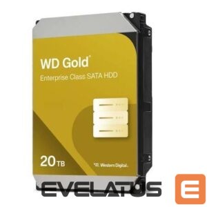 Hard drive HDD Western Digital  HDD||Gold|20TB|512 MB|7200 rpm|3,5"|WD203KRYZ 