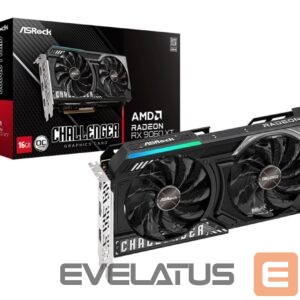 Graafikakaart / ideokaardid Asrock  Graphics Card||AMD Radeon RX 9060 XT|16 GB|GDDR6|128 bit|PCIE 5.0 16x|Dual Slot Fansink|RX9060XTCL16GO 